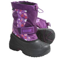 Kodiak Kaitlin Snow Boots - Waterproof, Insulated (For Girls) in Grape Bubble - Closeouts