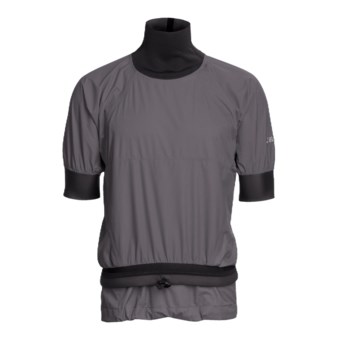 Kokatat Knappster Gore-Tex® PacLite® Splash Top - Waterproof, Short Sleeve (For Men) in Graphite