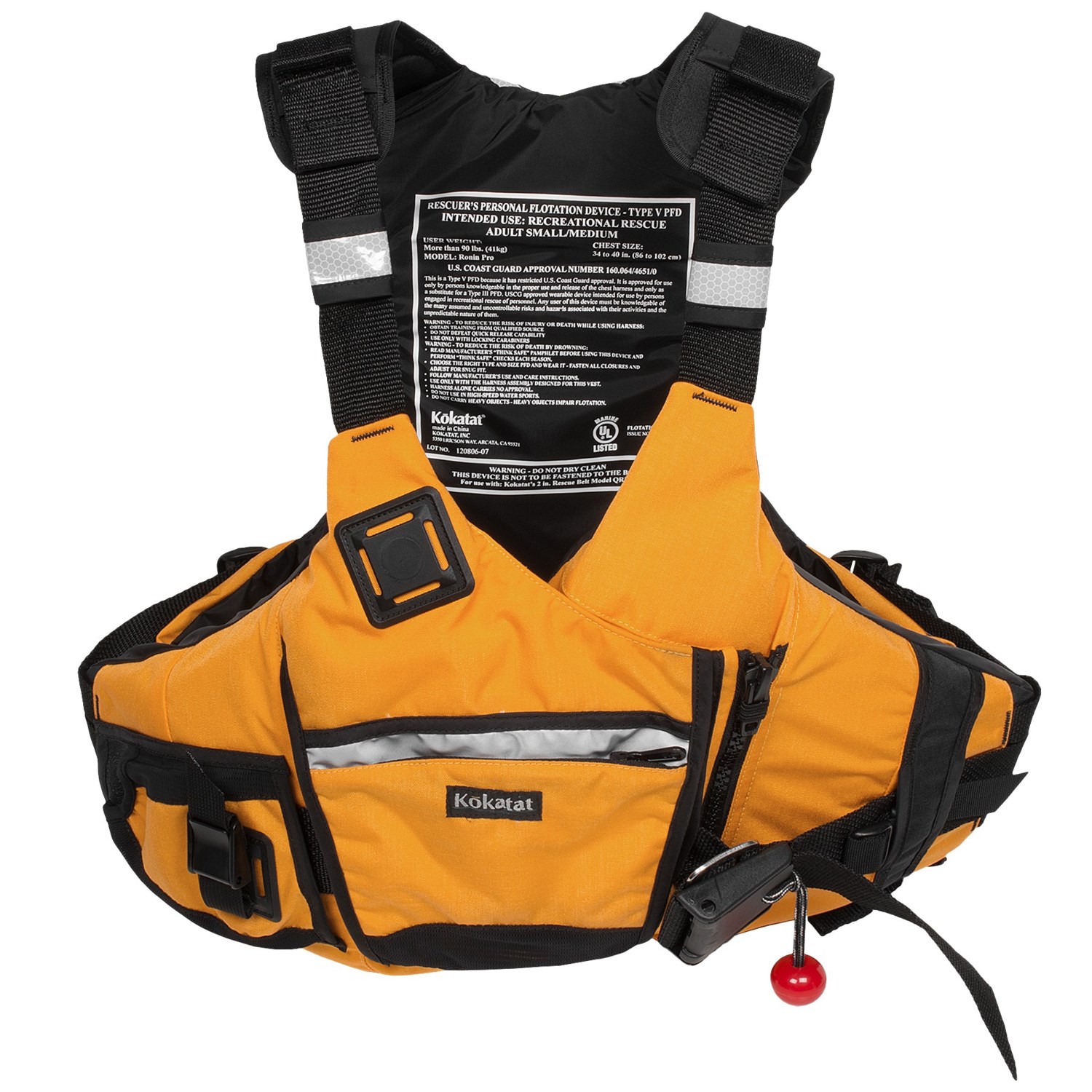 Kokatat Ronin Pro PFD Life Jacket Type V Save 30