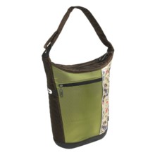 Koki Bagatelle Cycling Pannier Bag in Green Bird - Closeouts