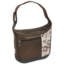 Koki Budgie Handlebar Tote Bag in Mocha Bird - Closeouts