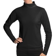 Kombi Midweight Technical Turtleneck - Long Sleeve (For Women) in Black - Closeouts