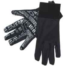 Kombi Power Stretch Liner Gloves (For Men) in Black - Closeouts