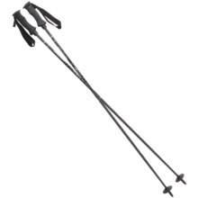 Komperdell Pure Black Carbon Alpine Ski Poles - 110-135cm, Pair in See Photo - Closeouts