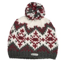 Kootenay Knitting Company Oslo Pom Beanie Hat (For Men and Women) in Grey - Closeouts