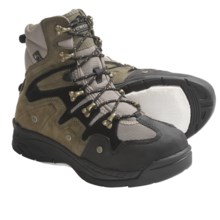 Korkers Streamborn Wading Boots - Trail Lug Soles, Felt Soles (For Men and Women) in Sage - Closeouts