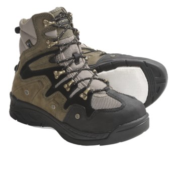 Korkers Streamborn Wading Boots - Trail Lug Soles, Felt Soles (For Men and Women) in Sage