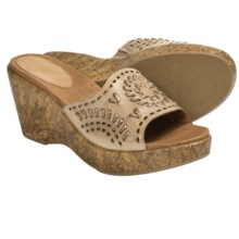 Kravings by Klogs Woodstock Sandals (For Women) in Tan Soft Burnished - Closeouts