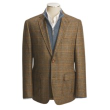 Kroon Browne Houndstooth and Check Sport Coat - Virgin Wool (For Men) in Olive/Brown Multi - Closeouts