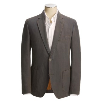 Kroon Cotton Sport Coat (For Men) in Sage/Terracotta