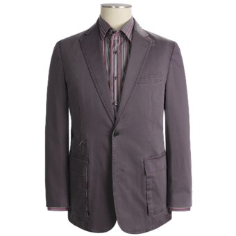 Kroon Stretch Cotton Sport Coat (For Men) in Eggplant