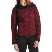 Kuhl Ferrata Sweater - Wool Bonded Fleece (For Women) in Ruby - Closeouts