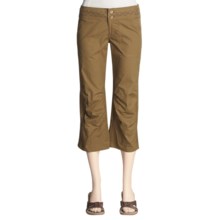 Kuhl Organic Cotton Capri Pants - Lace Insets (For Women) in Brown - Closeouts
