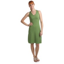 Kuhl Traversa Dress - Stretch Organic Cotton, Sleeveless (For Women) in Leaf - Closeouts