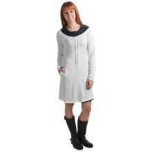 Kuhl Vega Reversible Dress - Modal-Organic Cotton, Long Sleeve (For Women) in Black R/White - Closeouts