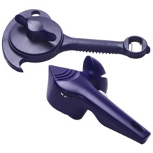 Kuhn Rikon 5-in-1 Can Opener and Safety Lid Lifter Set - 2-Piece in Blue - Closeouts