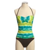 La Blanca by Rod Beattie Hola Ombre Bandeau Swimsuit - 1-Piece (For Women)