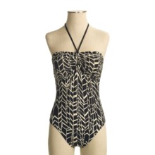 La Blanca Wild Thing Bandeau Swimsuit - 1-Piece (For Women) in Black - Closeouts
