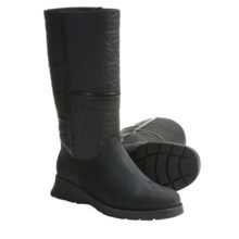 La Canadienne Atlanta Boots - Leather-Nubuck, Faux-Shearling Lining (For Women) in Black - Closeouts