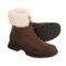 La Canadienne Tess Boots - Shearling Lining (For Women) in Dark Brown Nubuck