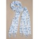 La Fiorentina Cotton Star Print Scarf (For Women)