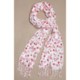 La Fiorentina Cotton Star Print Scarf (For Women)