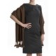 La Fiorentina Wool Wrap - Rabbit Fur Pompoms (For Women)