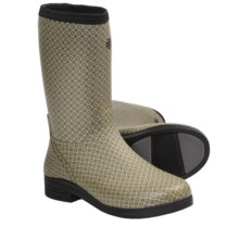 LaCrosse Cape Cod 12” Boots - Waterproof Rubber (For Women) in Wallpaper - Closeouts