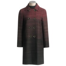 Lafayette 148 New York Aston Coat - Wool Ombre (For Women) in Beet Multi - Closeouts