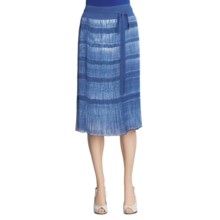 Lafayette 148 New York Bevan Skirt - Tie-Dye (For Women) in Indigo Multi - Closeouts