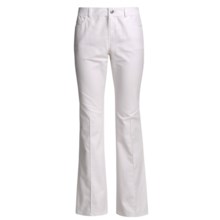 Lafayette 148 New York Garment-Washed Jeans - Yarn-Dyed Denim, Bootcut (For Women) in White - Closeouts