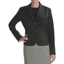 Lafayette 148 New York Gladstone Jacket - Stretch Wool (For Women) in Black - Closeouts