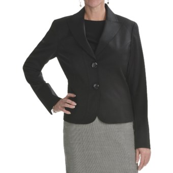 Lafayette 148 New York Gladstone Jacket - Stretch Wool (For Women) in Black