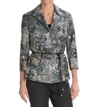 Lafayette 148 New York Helena Jacket - 3/4 Sleeve (For Women) in Windsor Multi - Closeouts