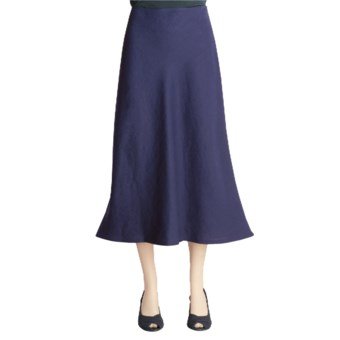 Lafayette 148 New York Jenson Skirt - Linen Twill (For Women) in Indigo