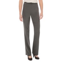 Lafayette 148 New York Luxe Stretch Crepe De Chine Pants (For Women) in Shale - Closeouts