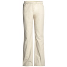 Lafayette 148 New York Manhasset Pants - Yard-Dyed Denim, Flared Leg (For Women) in Ivory - Closeouts