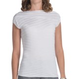 Lafayette 148 New York Mirror Knit Sweater - Short Sleeve (For Women)