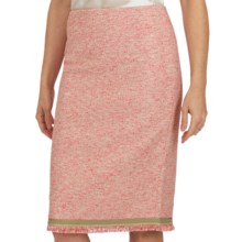 Lafayette 148 New York Pampano Modern Slim Skirt (For Women) in Khaki Multi - Closeouts