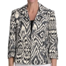 Lafayette 148 New York Parker Starlight Print Jacket (For Women) in Black Multi - Closeouts
