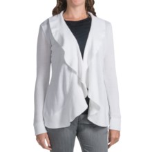 Lafayette 148 New York Pearle Cardigan Sweater - Cotton (For Women) in White - Closeouts