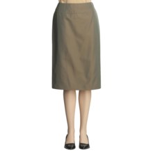 Lafayette 148 New York Pencil Skirt - Iridescent Fatigue (For Women) in Olive Iridescent - Closeouts