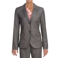 Lafayette 148 New York Pinstripe Jacket - Wool (For Women) in Dark Nickel Multi - Closeouts