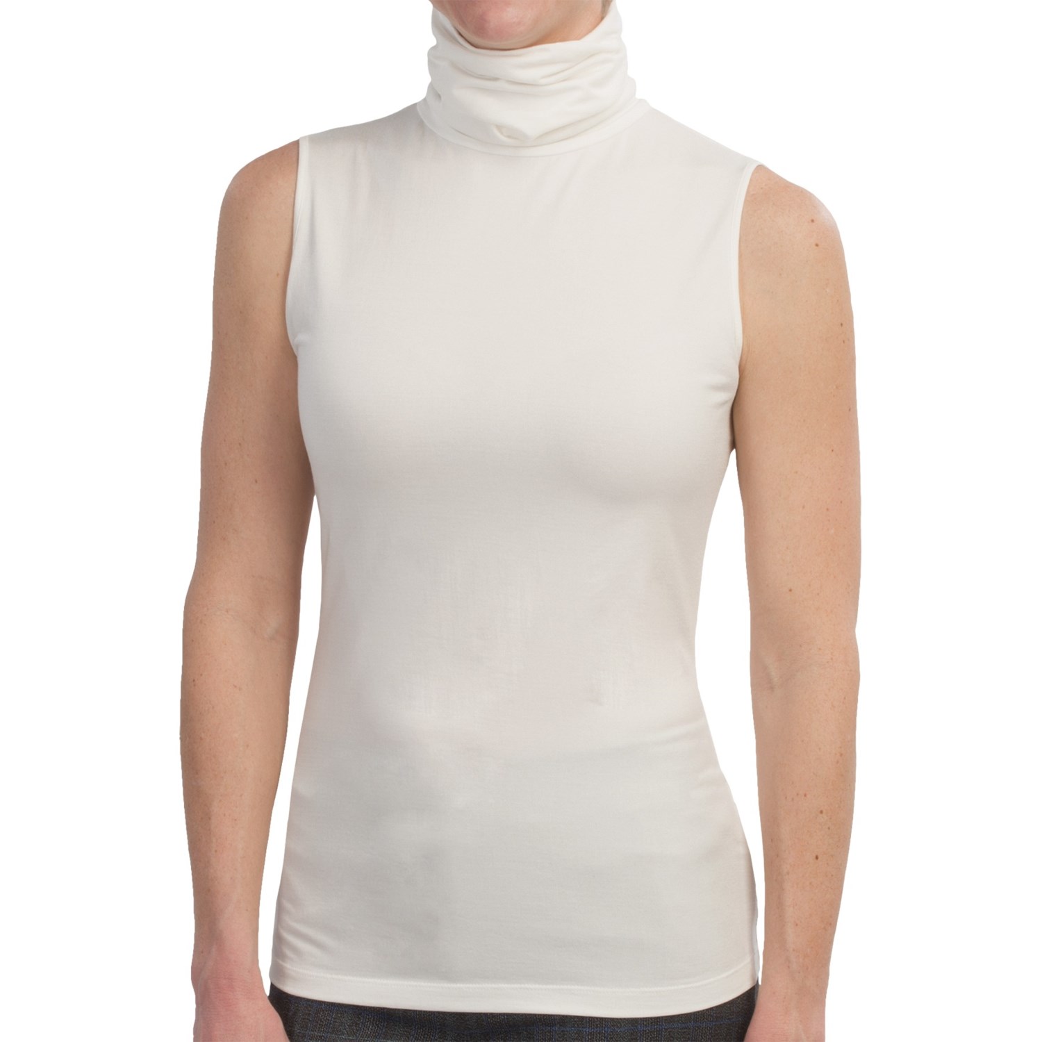 ivory mock turtleneck