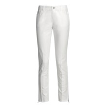 Lafayette 148 New York Skinny Pants - 5-Pocket, Ankle Zip (For Women) in White - Closeouts