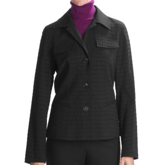 Lafayette 148 New York Wendy Bengal Jacket - Jacquard (For Women) in Tar