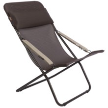 Lafuma Transabed XL Folding Lounge Chair - Batyline® in Mocha/Marron Brown Frame - Closeouts
