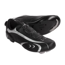 Lake Cycling CX170 Road Cycling Shoes - 3 Hole (For Men) in Black/Silver - Closeouts