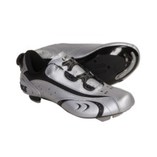 Lake Cycling CX170 Road Cycling Shoes - 3 Hole (For Women) in Silver/Black - Closeouts