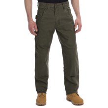 Lakin Mckey Canvas Duck Dungaree Work Pants - Relaxed Fit (For Men) in Green - Closeouts
